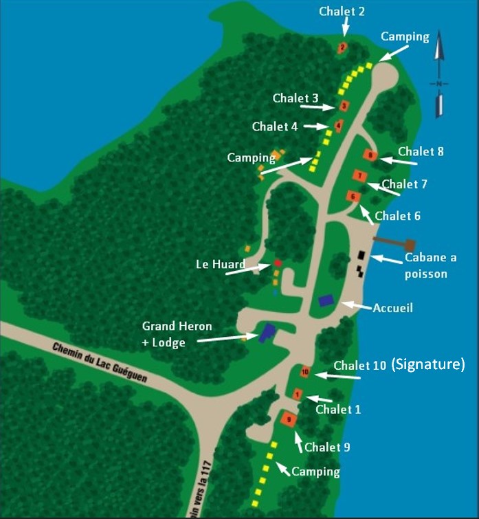 Emplacement chalets